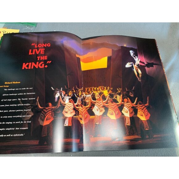Disney The Lion King Broadway Musical Program 1997 Theater - Picture 5 of 11